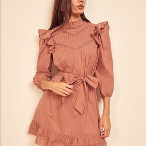 NWT Reformation Dinah Dress - Praline (S)